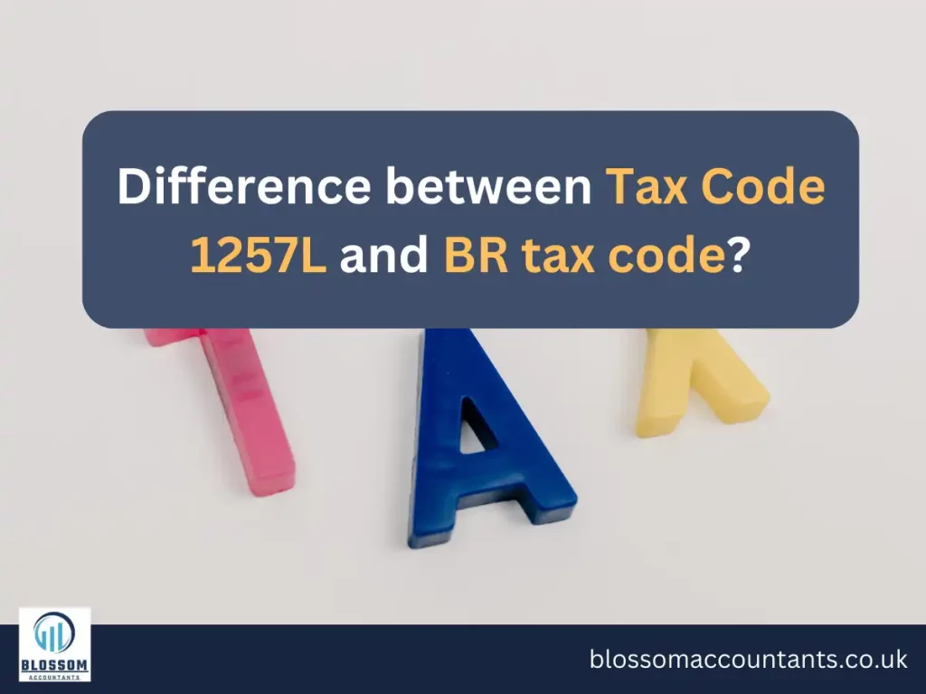 Difference between Tax Code 1257L and BR tax code