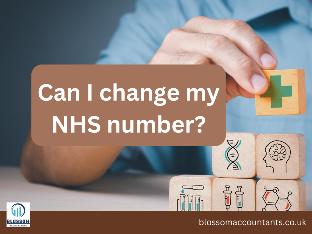 Can I change my NHS number
