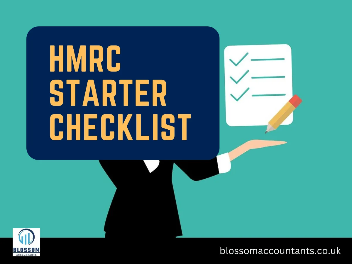 HMRC starter checklist