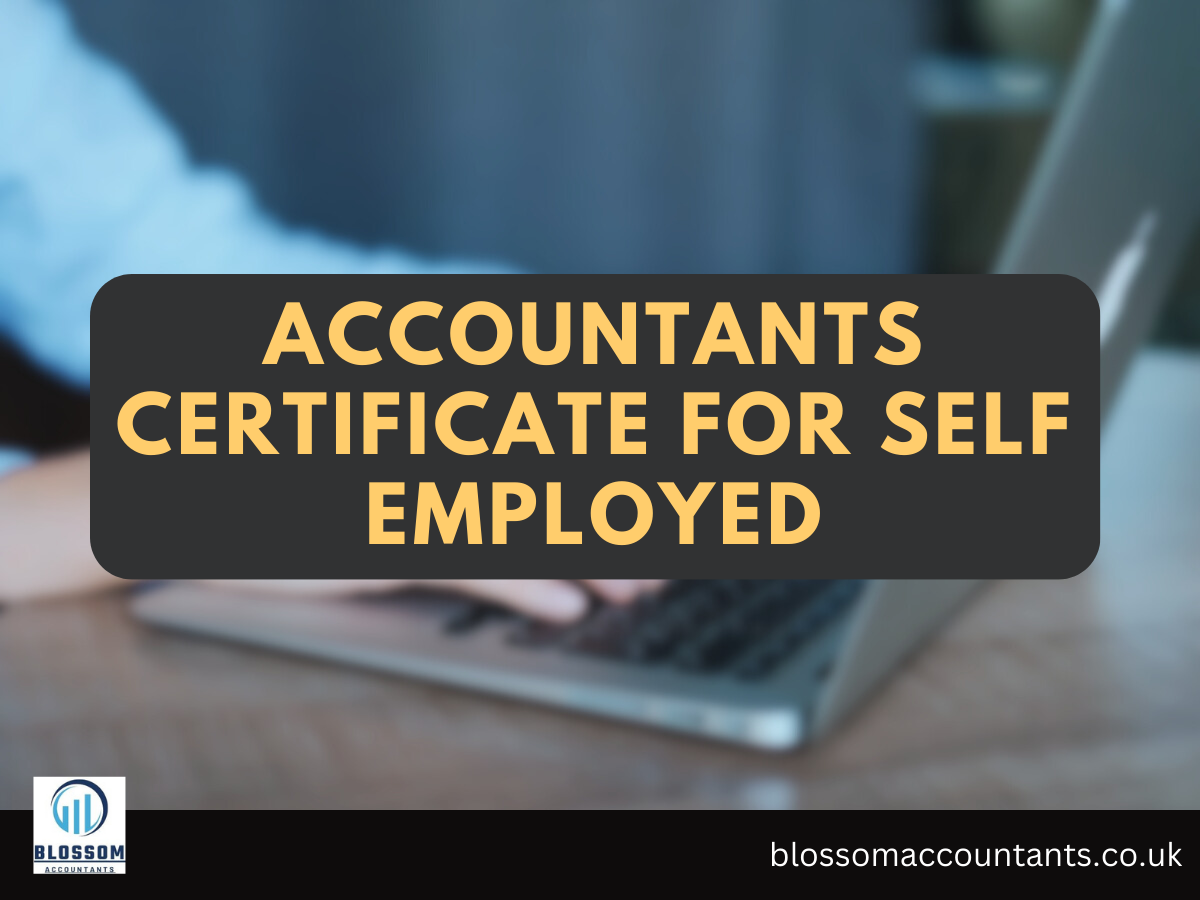 accountants certificate for self employed