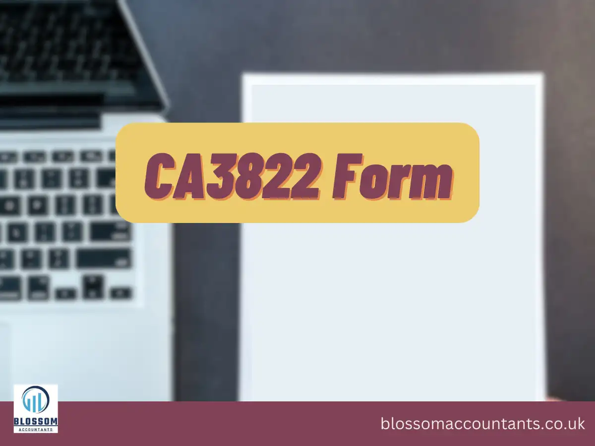 CA3822 form