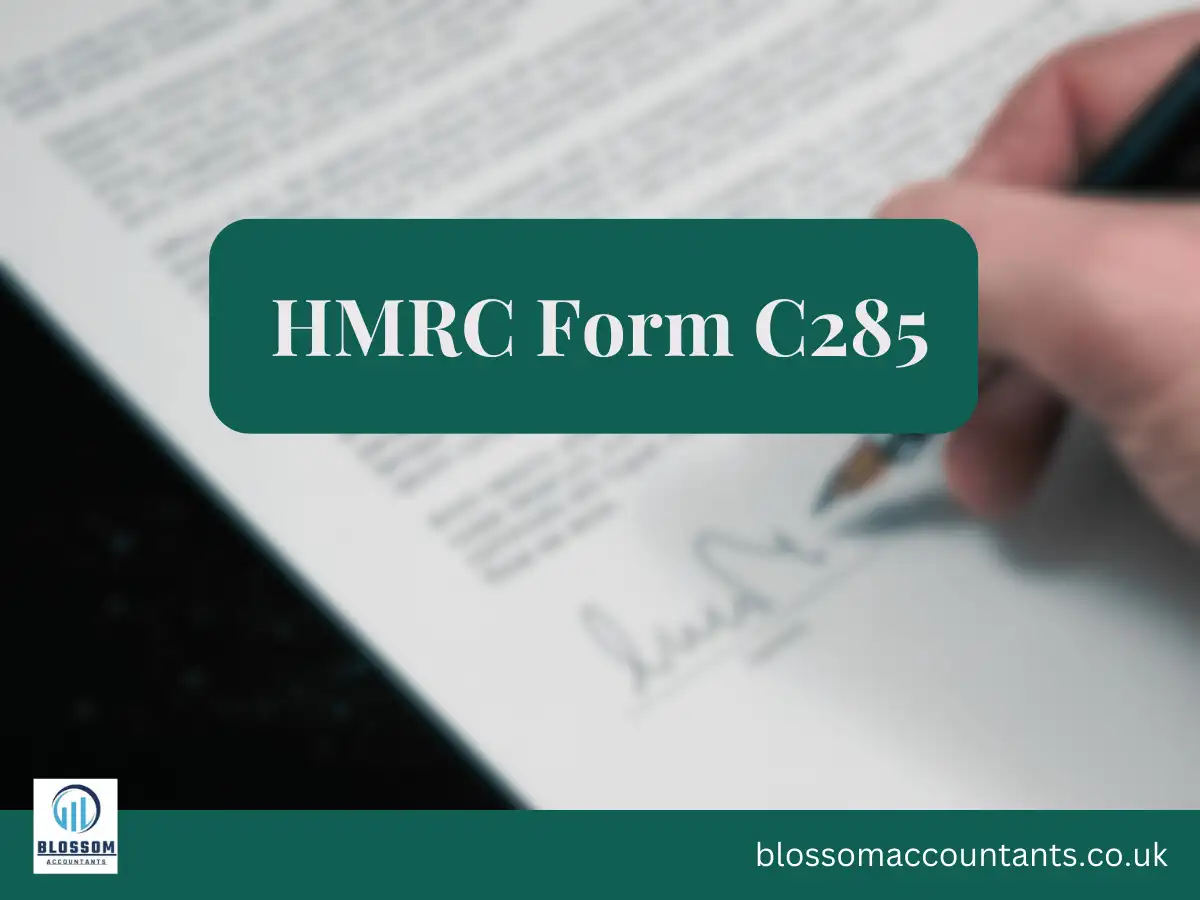 HMRC Form C285