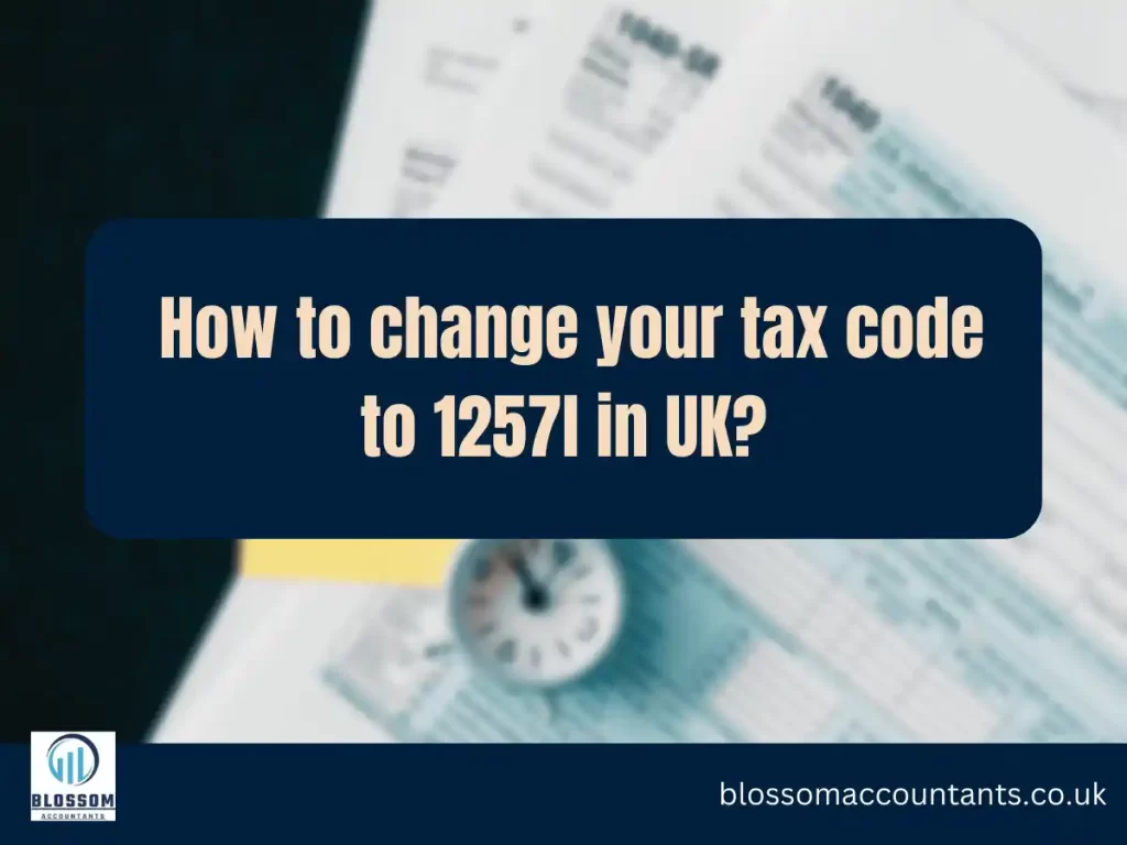 How to change your tax code to 1257l in UK