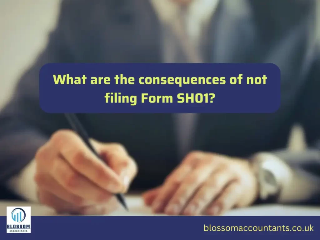 What are the consequences of not filing Form SH01