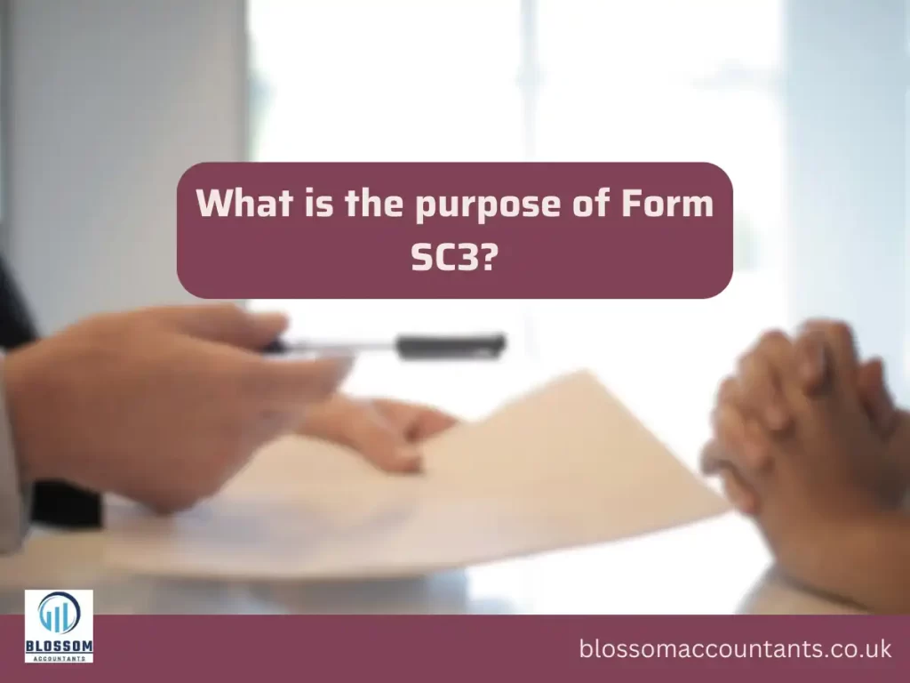 What is the purpose of Form SC3