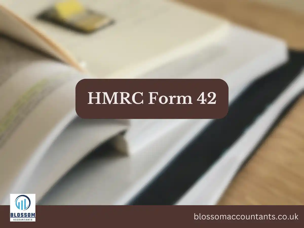 HMRC Form 42