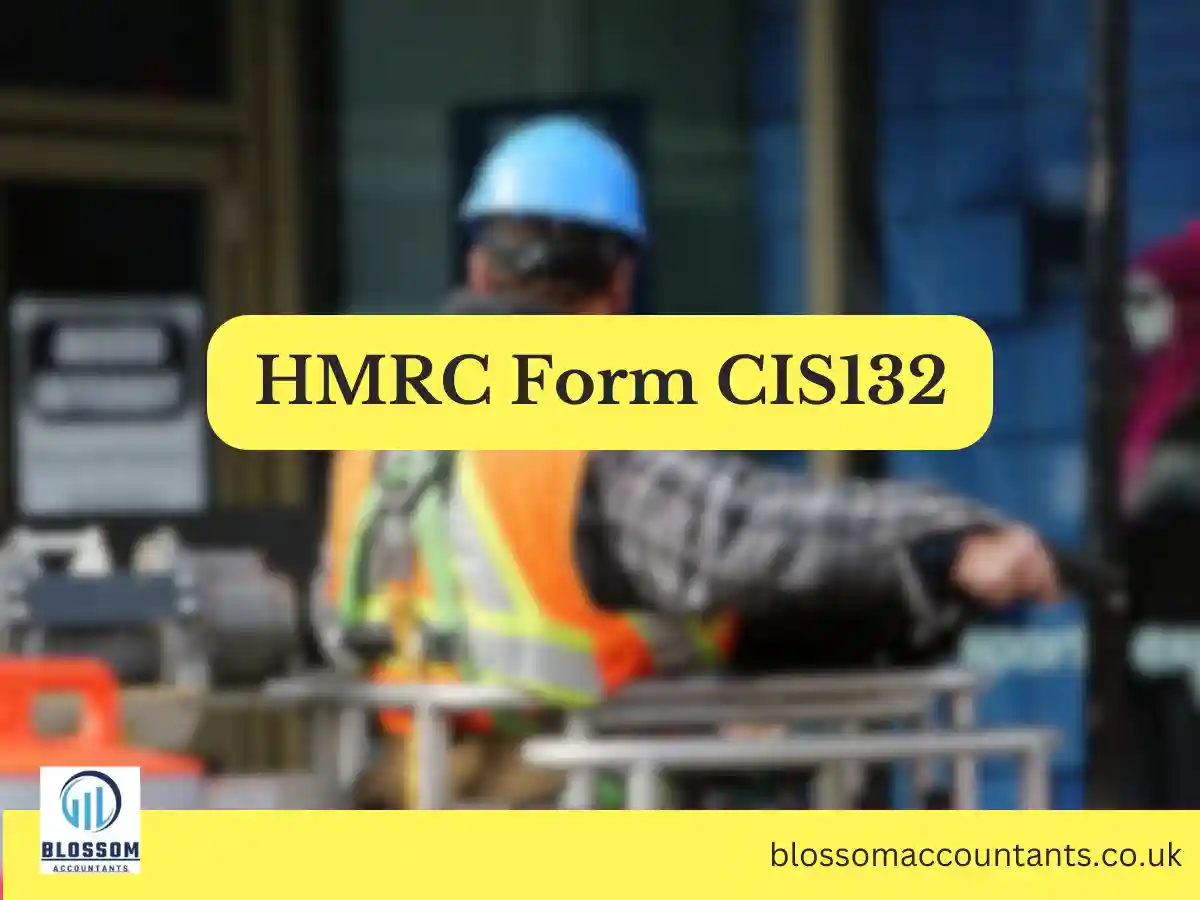 HMRC Form CIS132