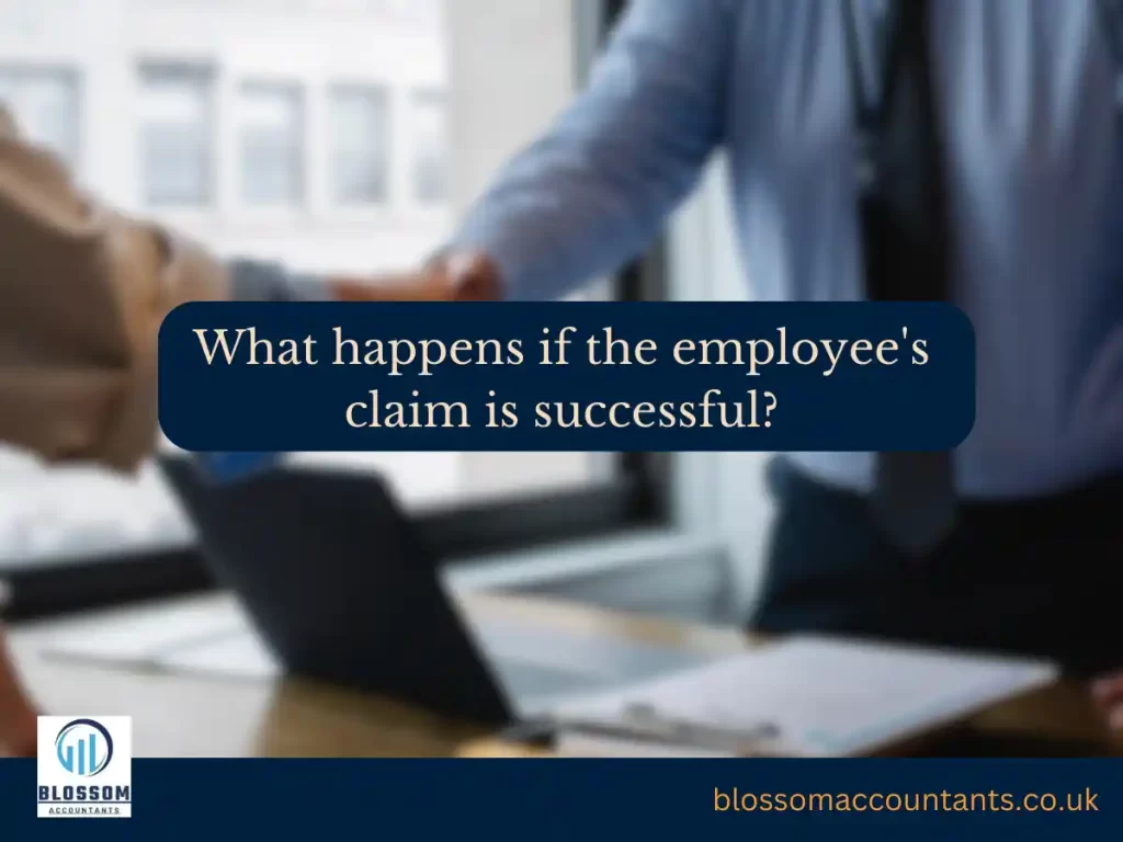 What happens if the employees claim is successful