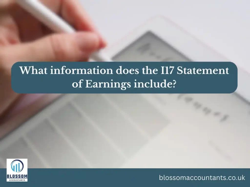 What information does the l17 Statement of Earnings include