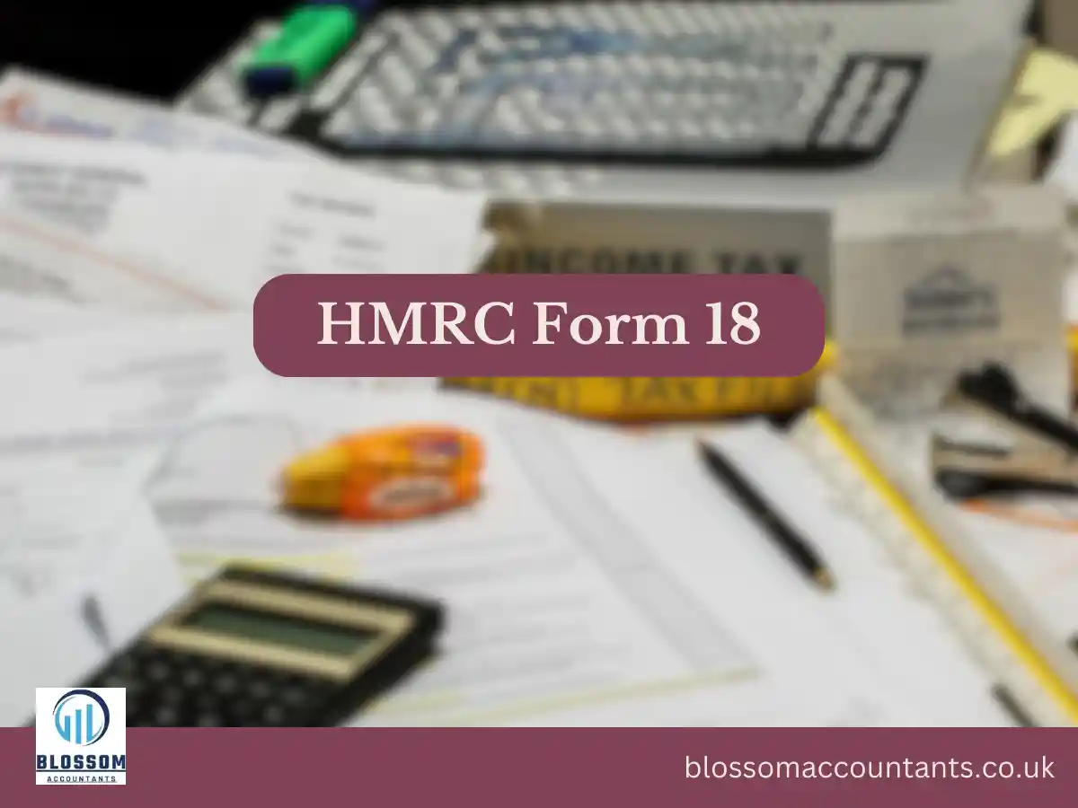 HMRC Form 18