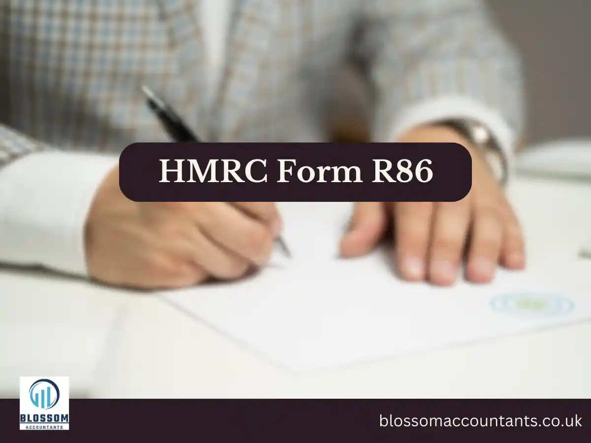 HMRC Form R86