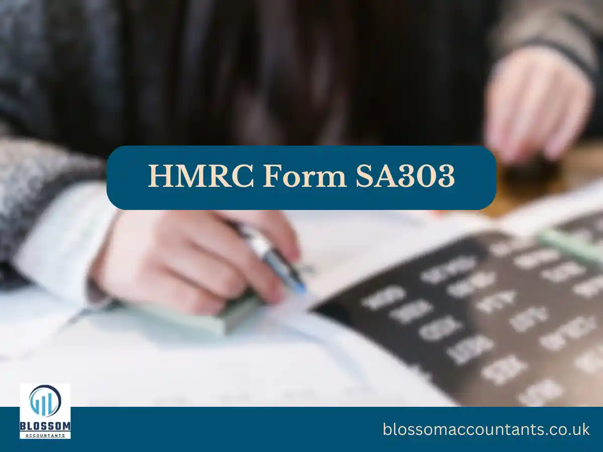 HMRC Form SA303