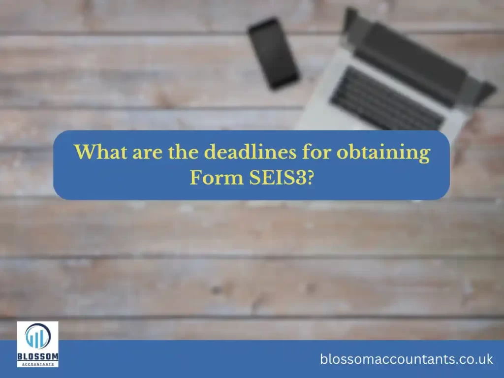 What are the deadlines for obtaining Form SEIS3