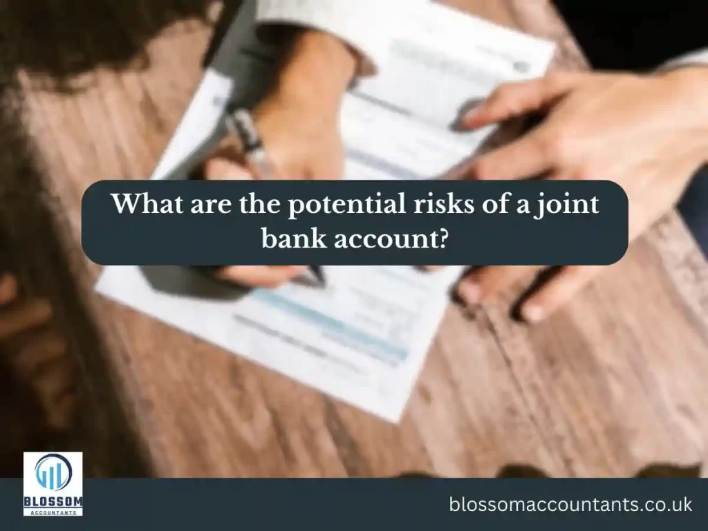 What are the potential risks of a joint bank account