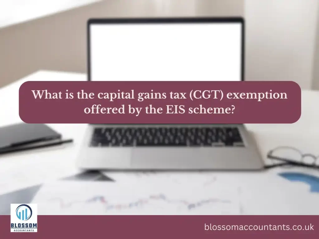 What is the capital gains tax (CGT) exemption offered by the EIS scheme